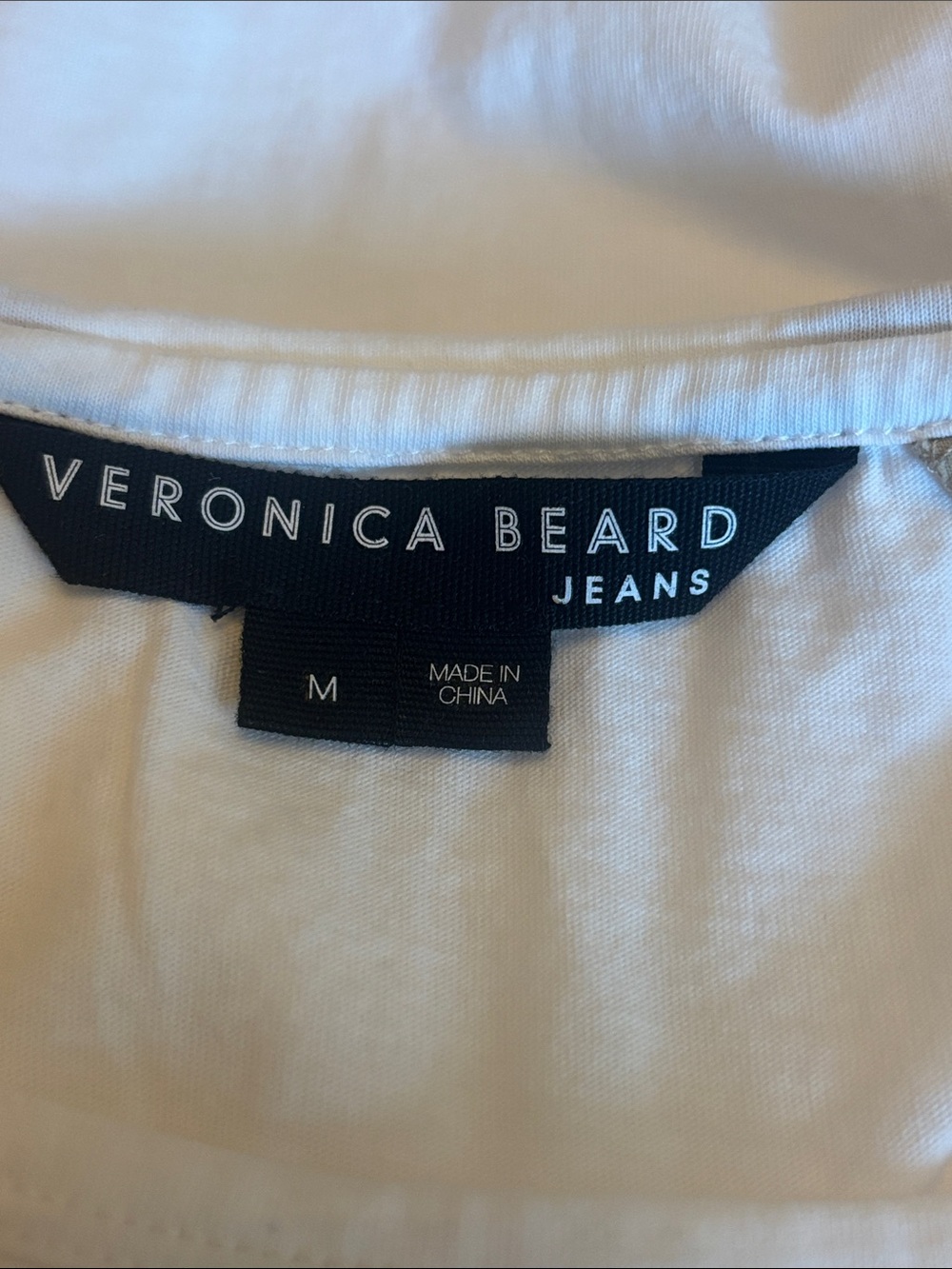 Veronica Beard Briana Short Puffed Sleeve Top Size Medium - Picture 7 of 9